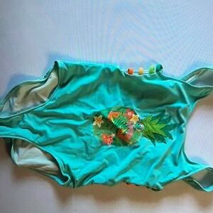Tropical pineapple one piece